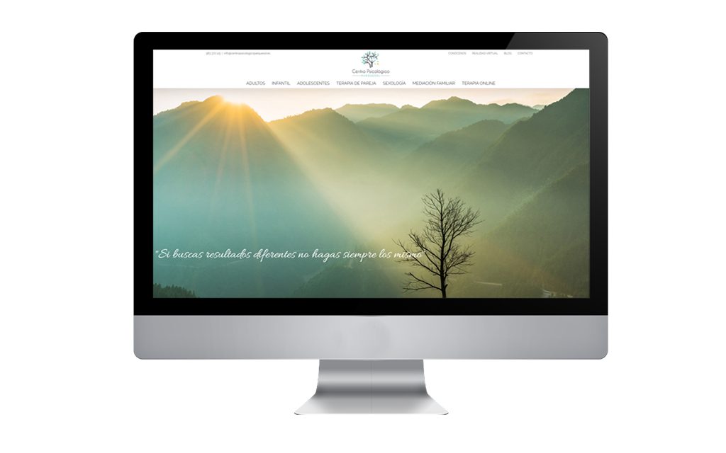 Desarrollo de una página web para psicólogos en Valladolid