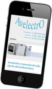 Diseño web responsive para Avelectro