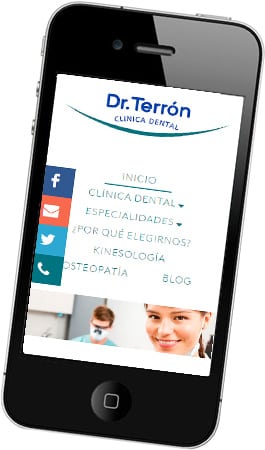 Desarrollo web Clínica Dental Dr. Terrón