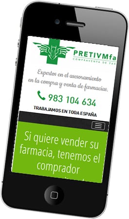 Desarrollo página web prevent farma