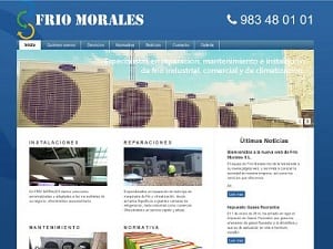 Diseño web para Frío Morales