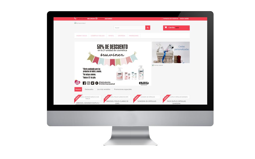 Venta de productos online con Prestashop