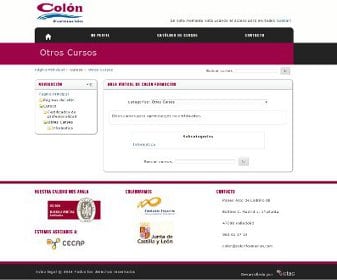 Diseño web para Colón Formación