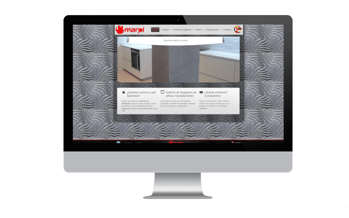 Diseño web para Marpi