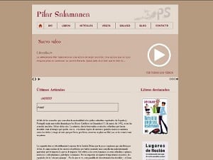 Diseño web para Pilar Salamanca