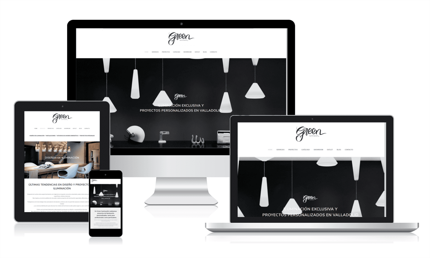 Desarrollo web en WordPress y posicionamiento SEO para Green Iluminación
