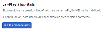 Credenciales API Google