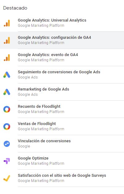 google tag manager marketing digital Valladolid Tictac Soluciones 