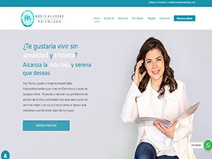 Diseño de página web para psicóloga en Valladolid