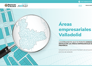 Plataforma web con portal inmobiliario y mapa interactivo para Diputación de Valladolid